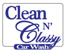 Clean N Classy Car Wash logo